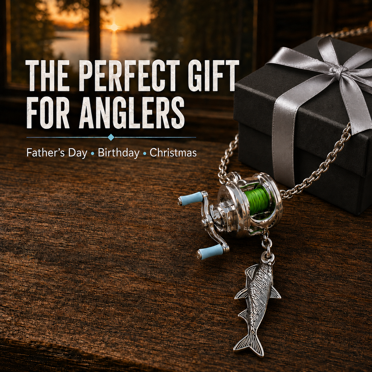 Fishing Reel Necklace