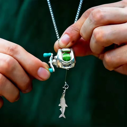 Fishing Reel Necklace